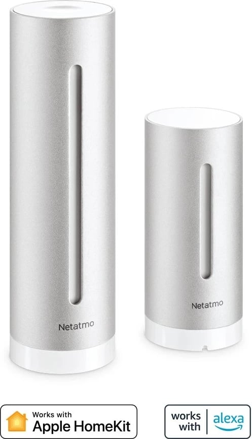 Stacion moti digjital Netatmo NWS01-EC, Alumini, Wi-Fi