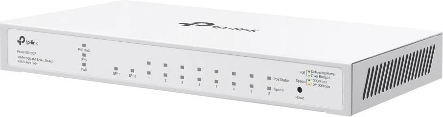 Switch TP-Link FESTA FS310GP, Managed, L2/L2+, Gigabit Ethernet, PoE, 1U, i bardhë