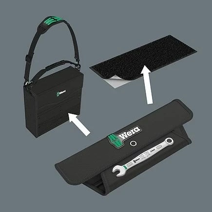 Set çelësash kombinues WERA 05020302001, Zi
