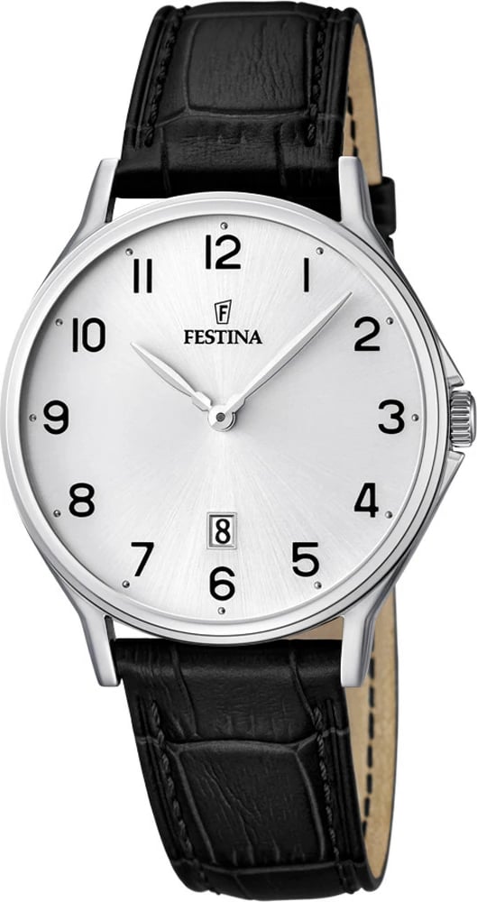 Orë dore FESTINA F16745/1 për meshkuj, e zezë
