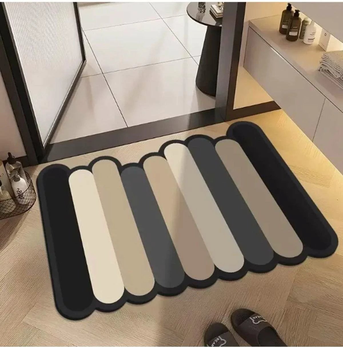 Tapet banje Mijolnir, Redora, shumëngjyrësh, 60x100cm