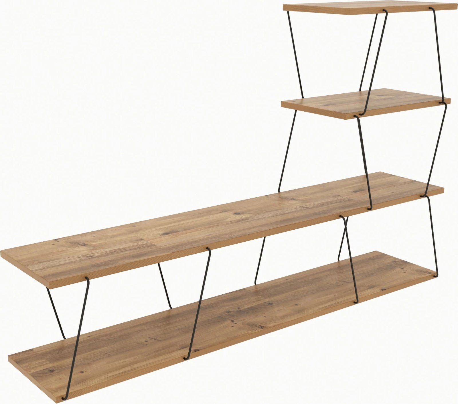 Komodë TV Hanah Home, Ilgaz, ngjyrë pishë