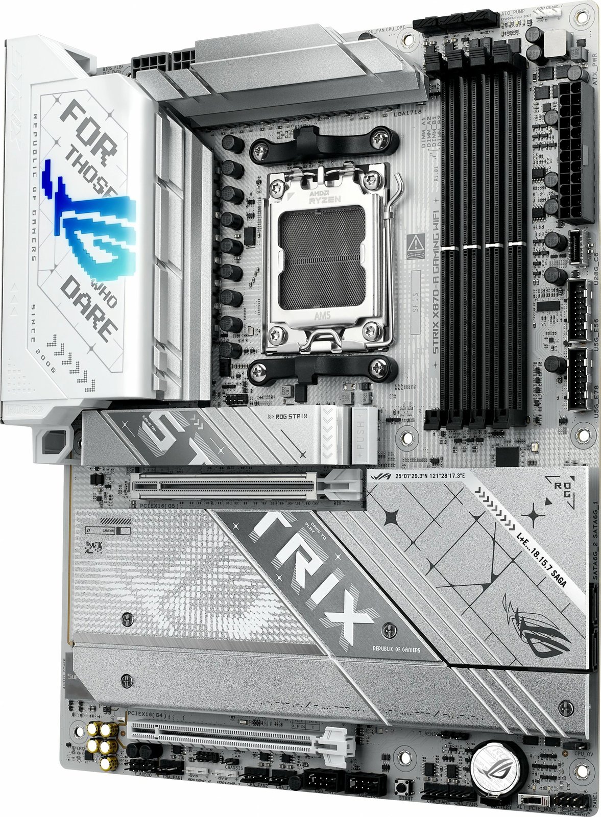 Pllakë amë ASUS ROG STRIX X870-A GAMING WIFI, AMD, Socket AM5, DDR5, 192 GB Pllakë amë ASUS ROG STRIX X870-A GAMING WIFI, AMD, Socket AM5, DDR5, 192 GB