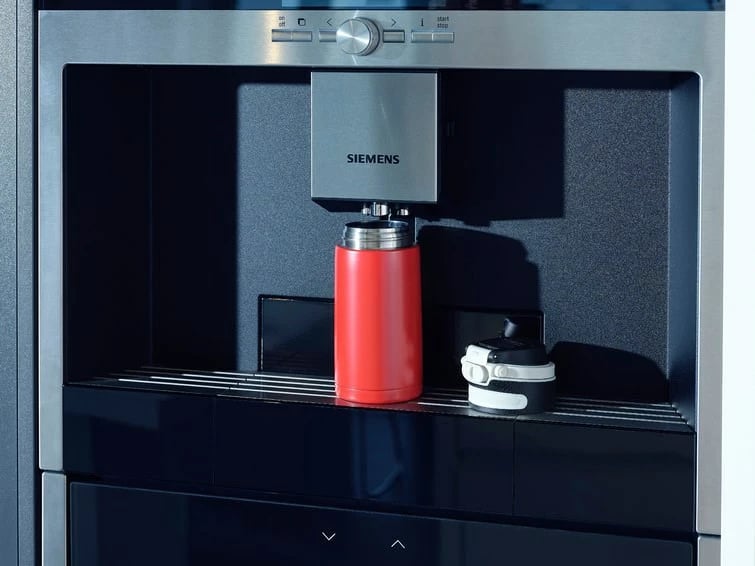 Termos udhëtimi Leifheit 3245, 350 ml, i zi/kuq, çelik inox