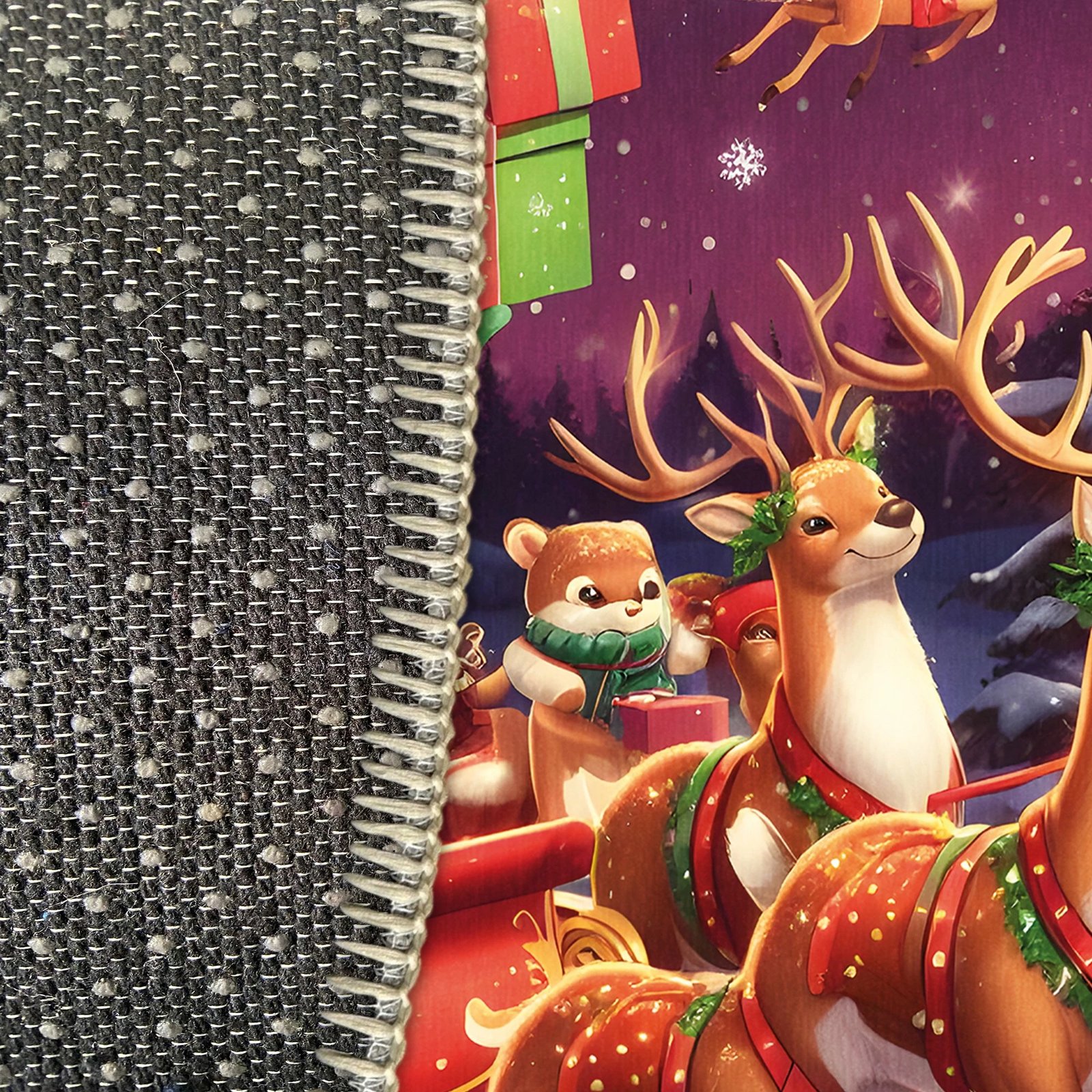 Qilim dekorativ, shumëngjyrësh, 60x60cm, Conceptum Hypnose, Woobtny0507