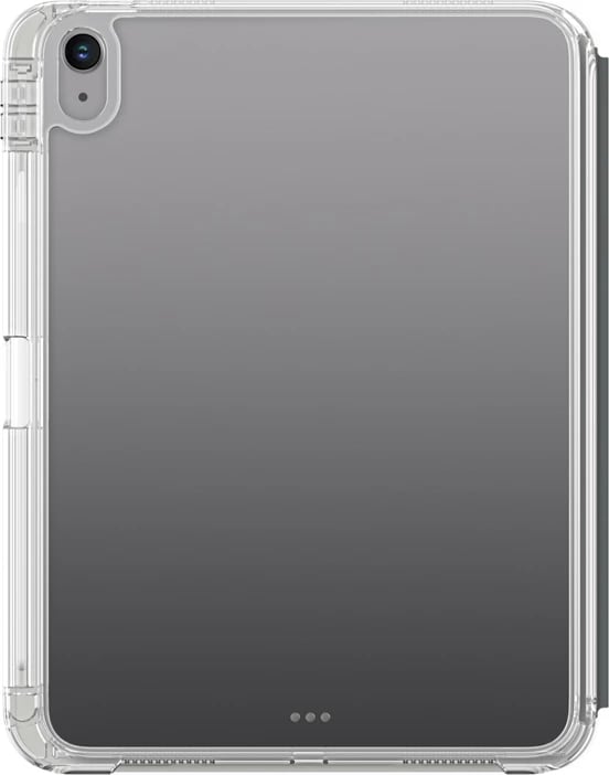 Mbështjellës tablet AmazingThing Minimal Case për iPad Air 11" M3 (2025), kapak folio me qëndrim, mbajtës Apple Pencil, panel i pasmë transparent, i zi