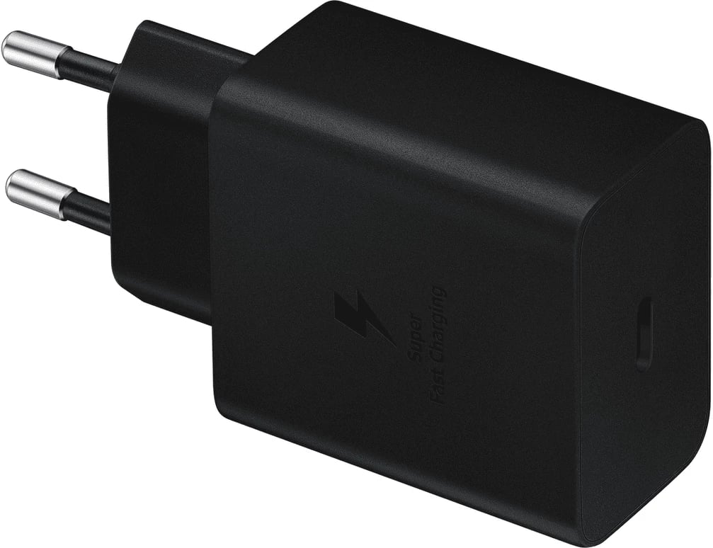 Karikues muri USB-C Samsung EP-T4510XBEGEU Super Fast Charging prizë EU i zi