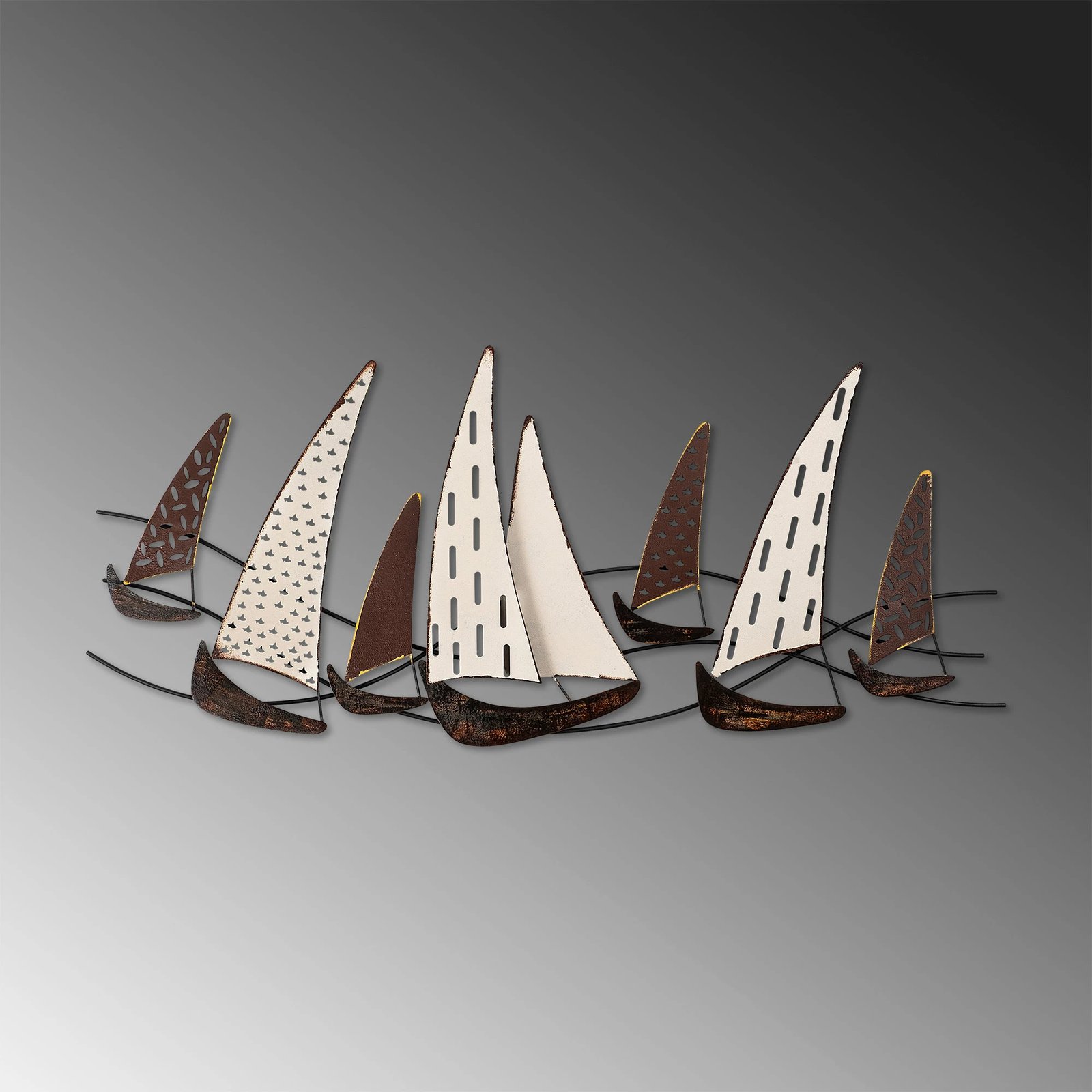 Aksesor dekorativ metalik për mur Wallity, Uskuna