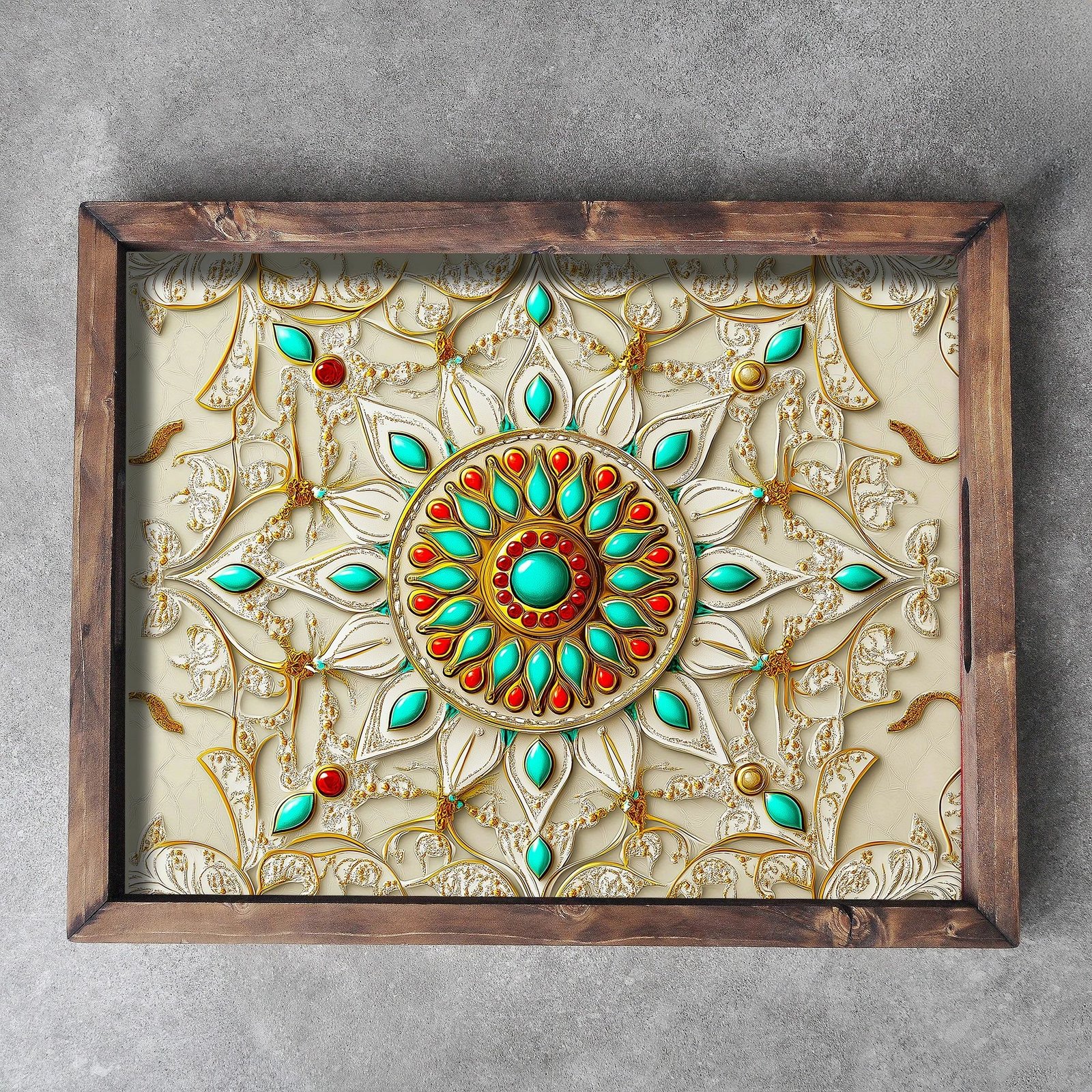Tabaka druri, shumëngjyrëshe, Evila Originals, REF003, 48x38x4 cm Tabaka druri, shumëngjyrëshe, Evila Originals, REF003, 48x38x4 cm