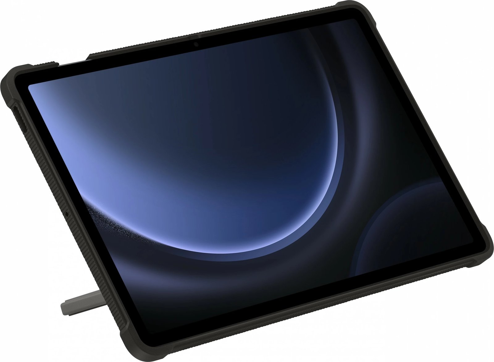 Mbështjellës Samsung Galaxy Tab S9 FE+ i zi, me pen loop dhe stand mode