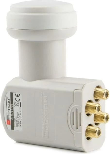 LNB Opticum LQP 04H, 10.7-12.75 GHz, e bardhë