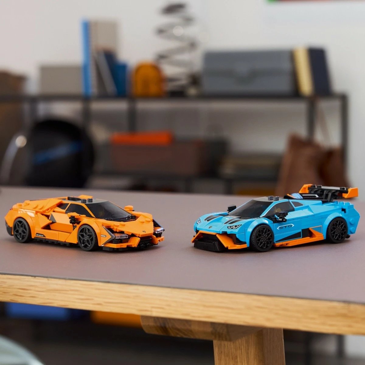 Set ndërtimi LEGO Speed Champions 77238, Lamborghini Revuelto & Huracán STO, 607 pjesë