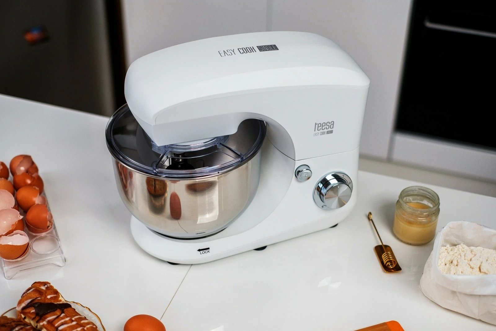 Robot kuzhine TEESA Easy Cook SINGLE TSA3545-W, 5.5L, 1400W, Bardhë