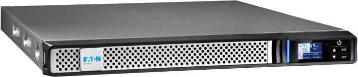 UPS rack 1U, Eaton 5P 1150i G2 5P1150IRG2, kohë rezervë 9–23 min, ekran LCD, i zi/argjend