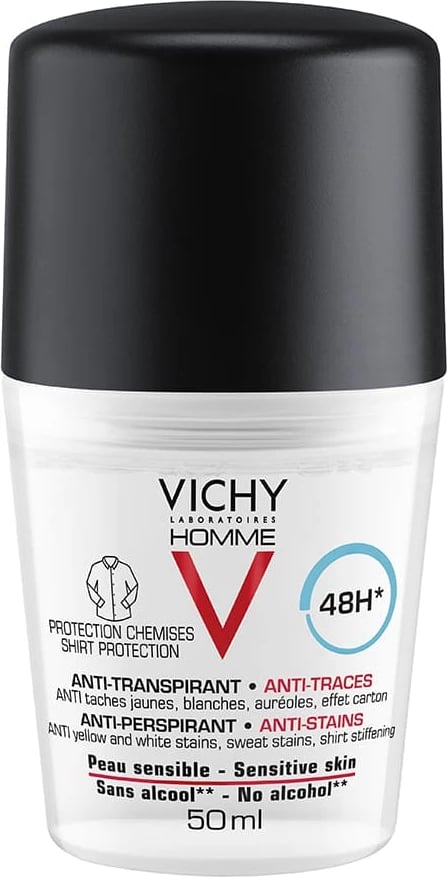Deodorant për meshkuj Vichy 48h Anti-Perspirant Roll-On, 50ml