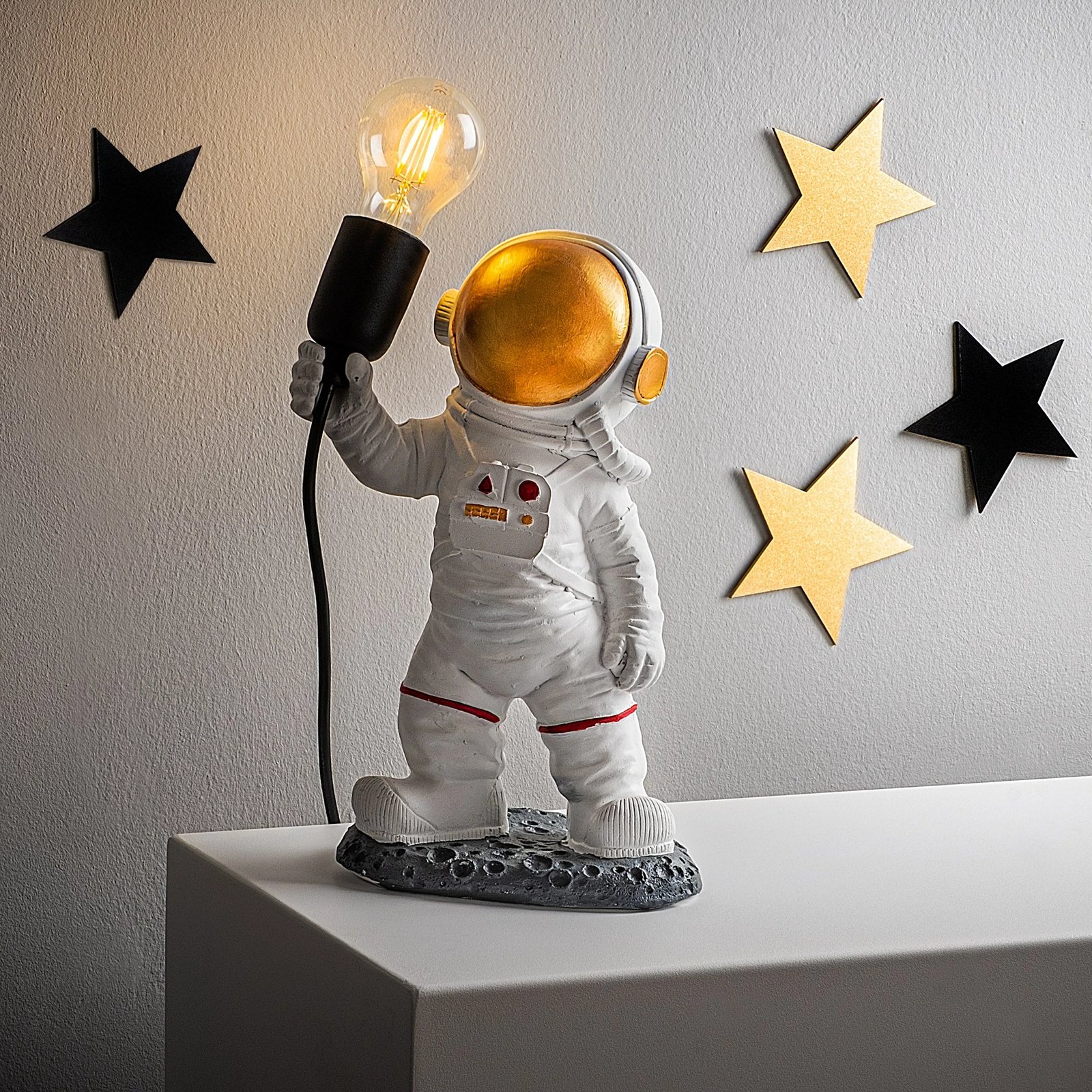Llambë tavoline Opviq, astronaut, shumëngjyrëshe