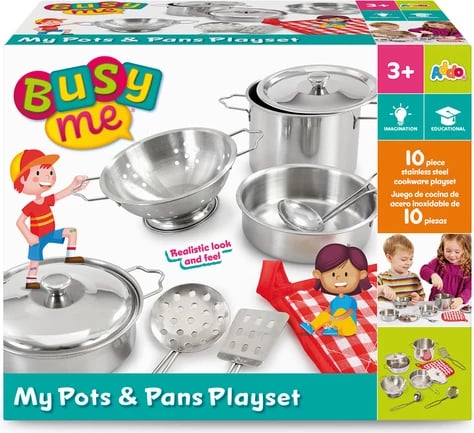 Busy Me My Pots and Pans Playset