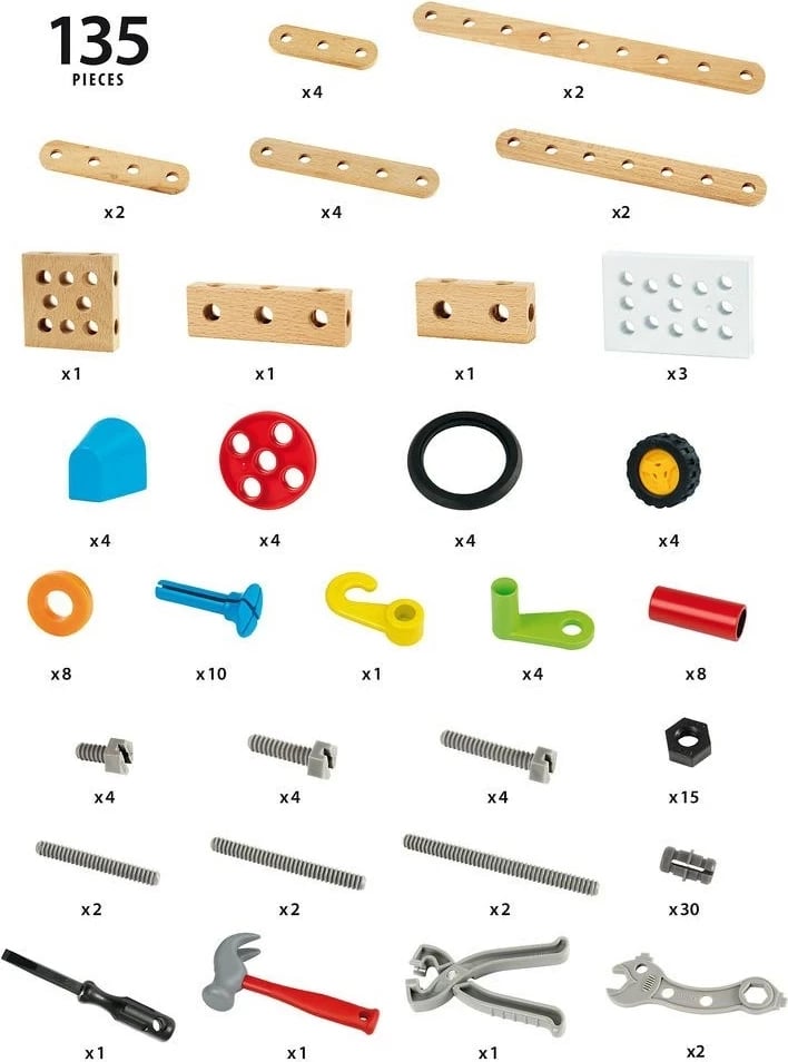 Set ndërtimi Ravensburger BRIO Builder, shumëngjyrësh