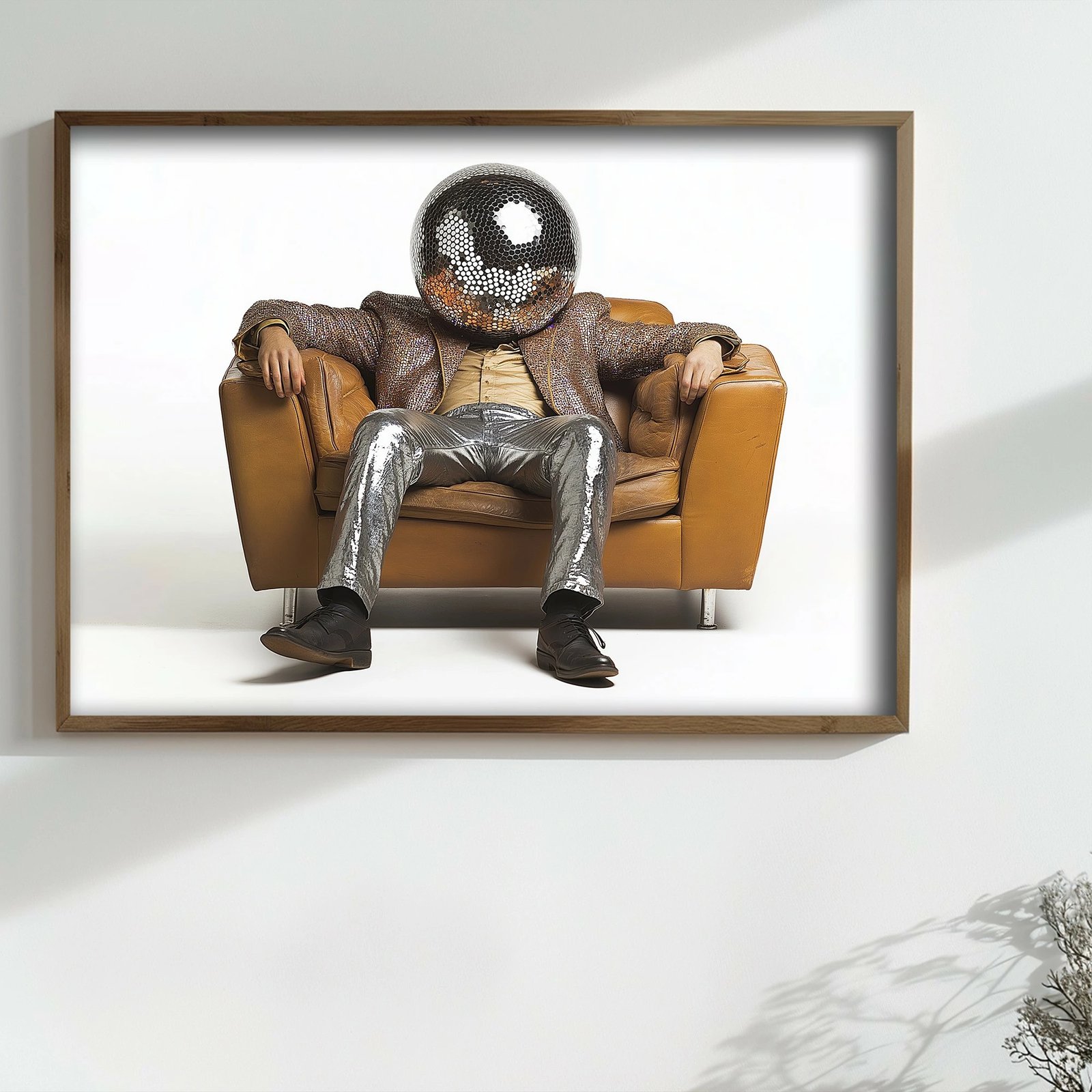 Pikturë dekorative me kornizë MDF, Wallity, TUN128-L, shumëngjyrëshe, 35x47x2 cm