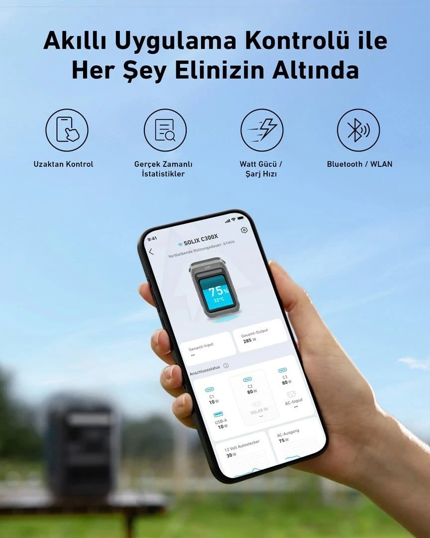 Stacion portativ Anker SOLIX C300X, 288Wh, 600W