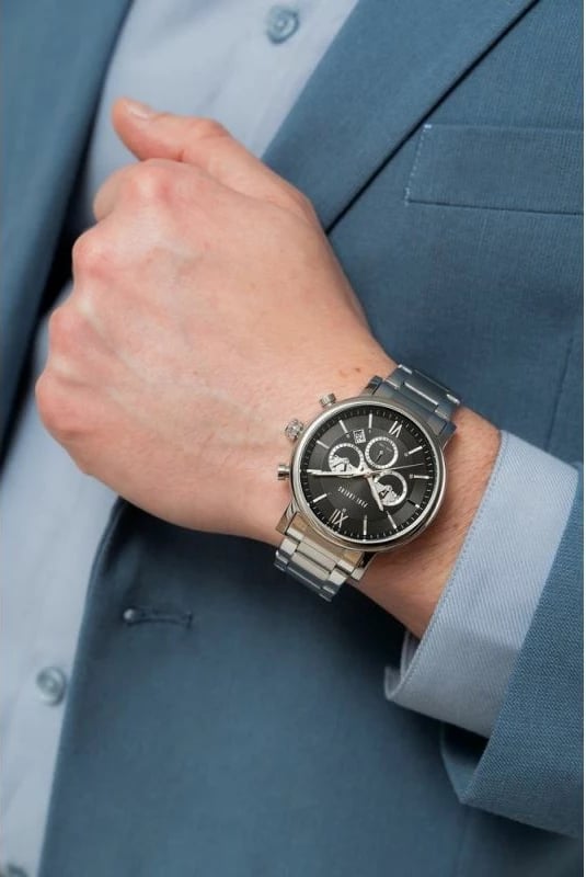 Orë dore për meshkuj Paul Lorens, argjend