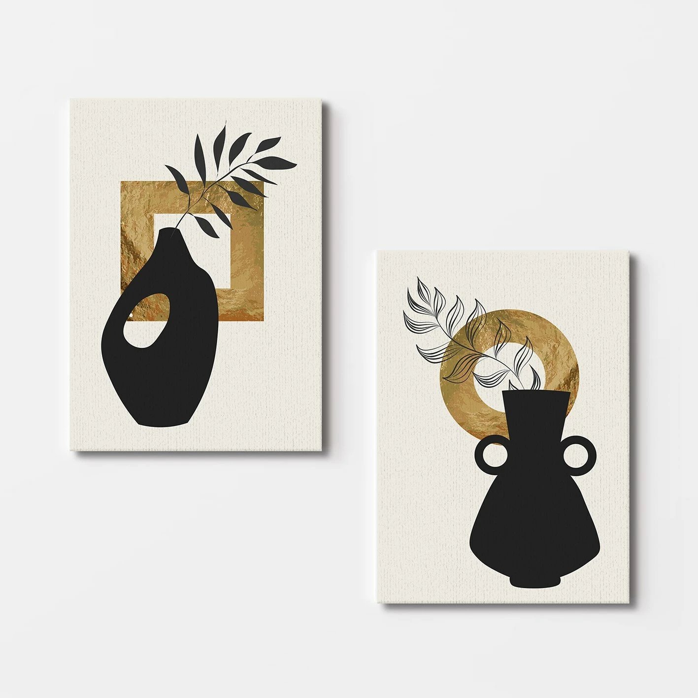 Pikturë dekorative në kanavacë (2 copë), Wallity, 2KNV4279, 50x70