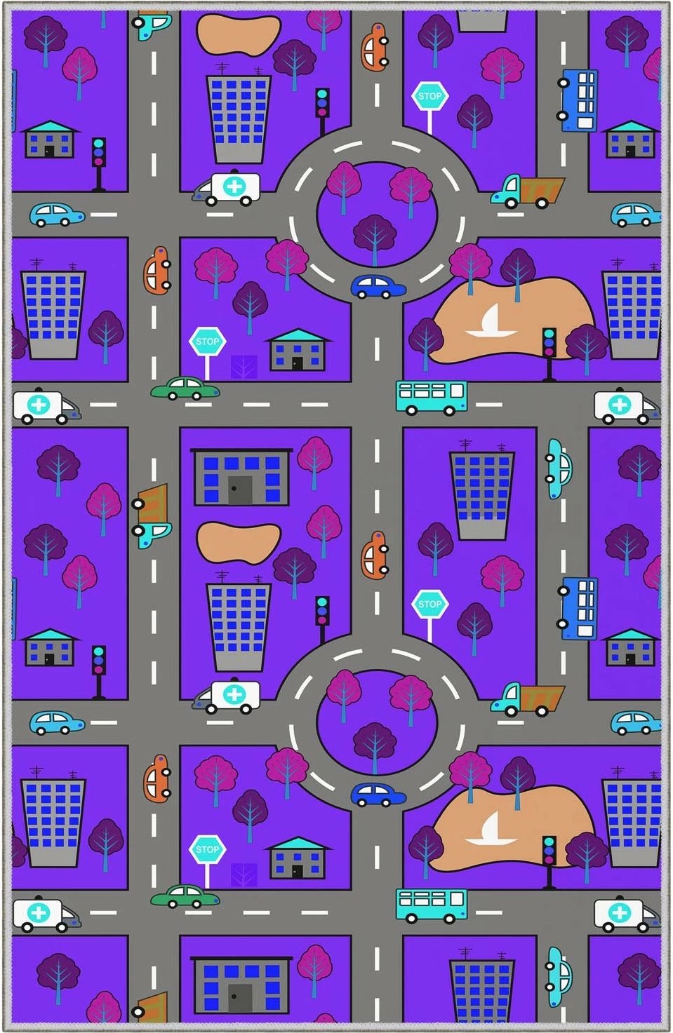 Qilim shumëngjyrësh për fëmijë, 180x280cm, Conceptum Hypnose, HMNT457