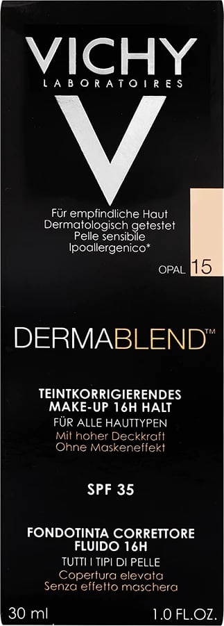 Fondatinë fluide Vichy Dermablend Opal 15 unisex 30ml