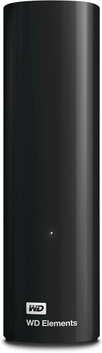 HDD Western Digital Elements Desktop, 12 TB, 3.2 Gen 1, e zezë