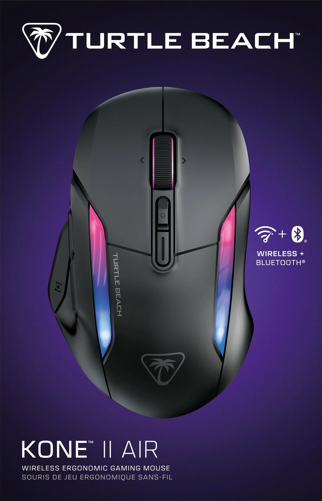Maus Turtle Beach Kone II Air, 26000 DPI, Wireless, i zi