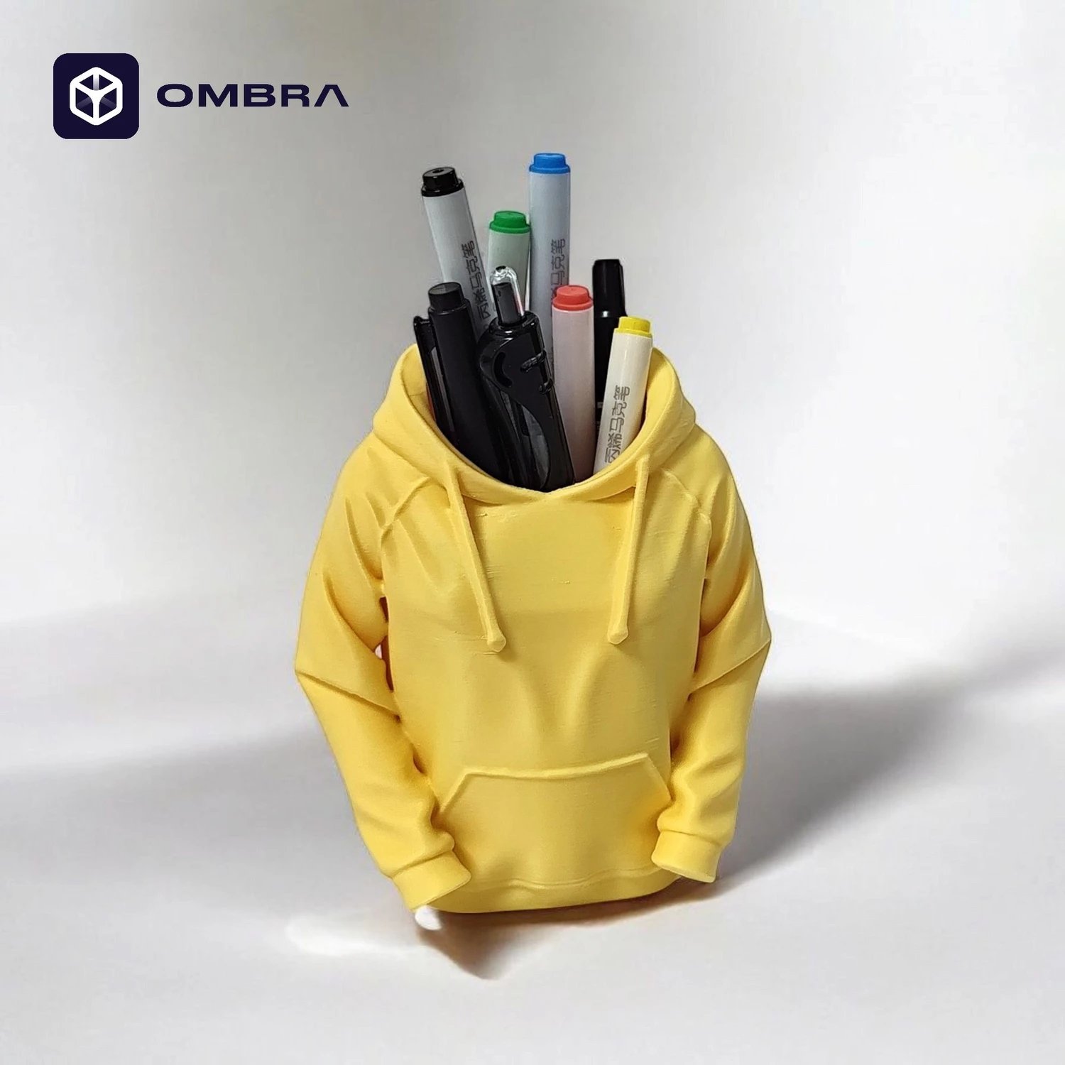 Mbajtëse dekorative për kimika/ngjyra – në Formë Duksi, e verdhë