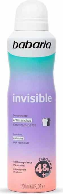 Dezodorant spray Babaria Invisible 200ml