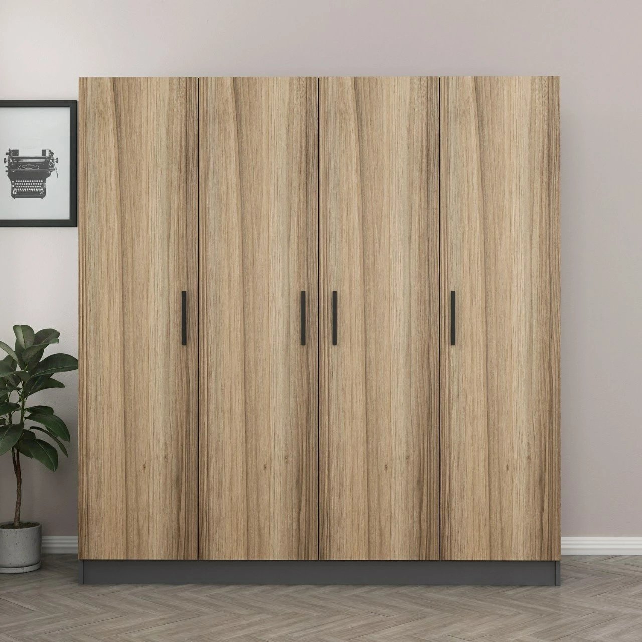 Dollap për dhomë gjumi, ngjyrë dore, Skye Decor, 5001