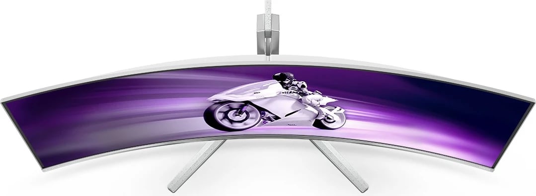 Monitor Philips 49M2C8900 QD-OLED 49 inç, 5120x1440, 32:9, Ambilight, USB-C, i bardhë Monitor Philips 49M2C8900 QD-OLED 49 inç, 5120x1440, 32:9, Ambilight, USB-C, i bardhë