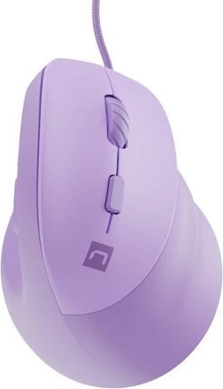 Maus vertikal Natec CRAKE 2 PRO, 12800 DPI, me kabllo, RGB, Lavandë