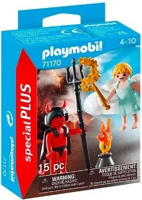 Set figurina Playmobil Special Plus 71170, engjëll dhe djall, 15 pjesë
