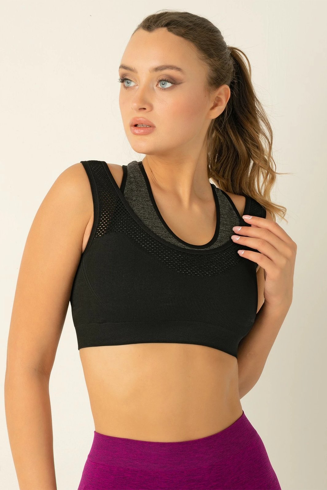 Bustier Jumeon, ngjyrë gri, 001-000159