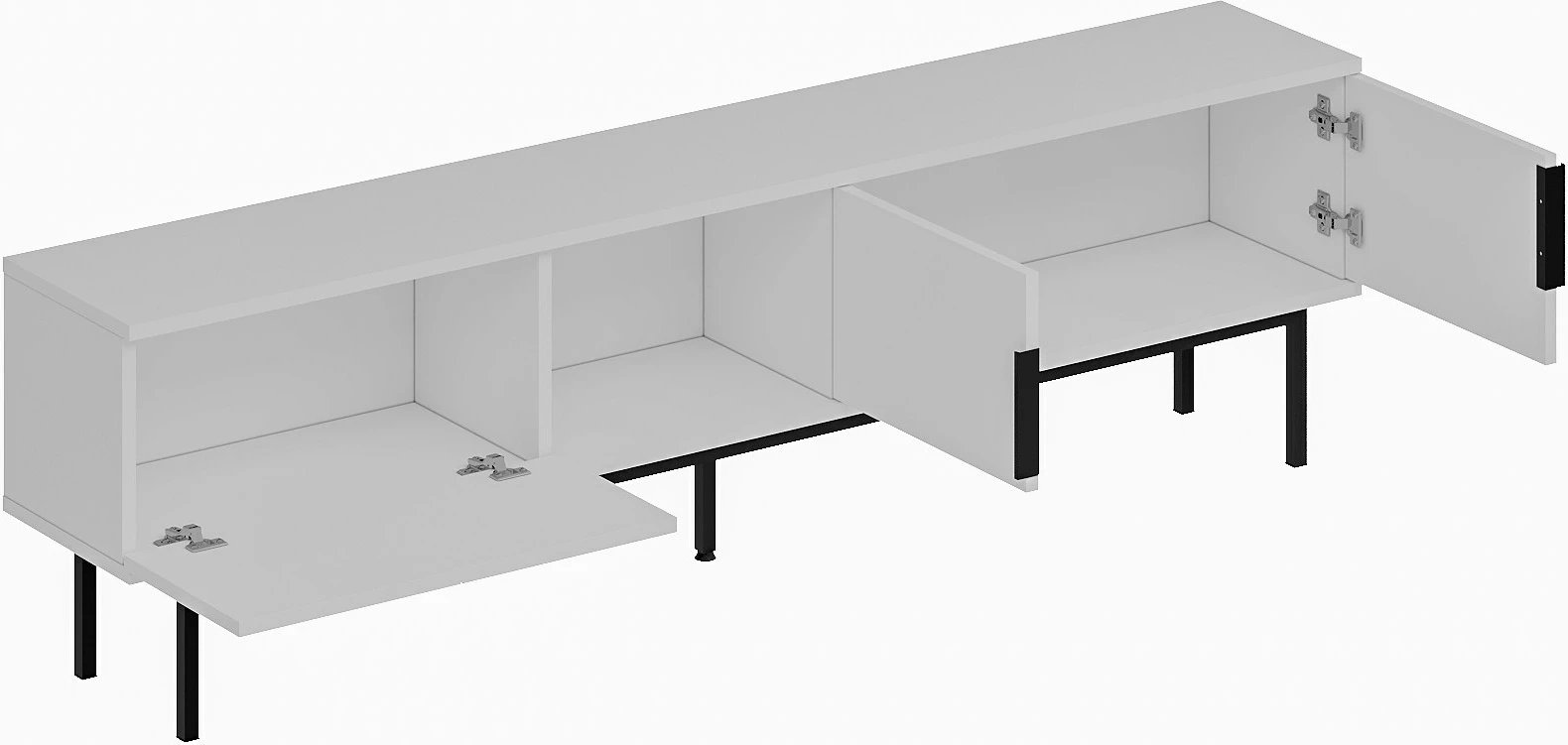 Komodë TV Skye Decor, Ramsey, e bardhë