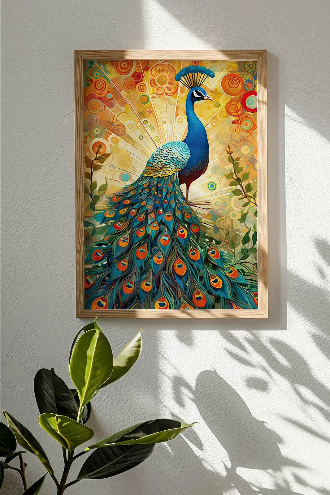 Pikturë dekorative me kornizë, shumëngjyrëshe, Wallity, Mscartmdl25, 33x48cm