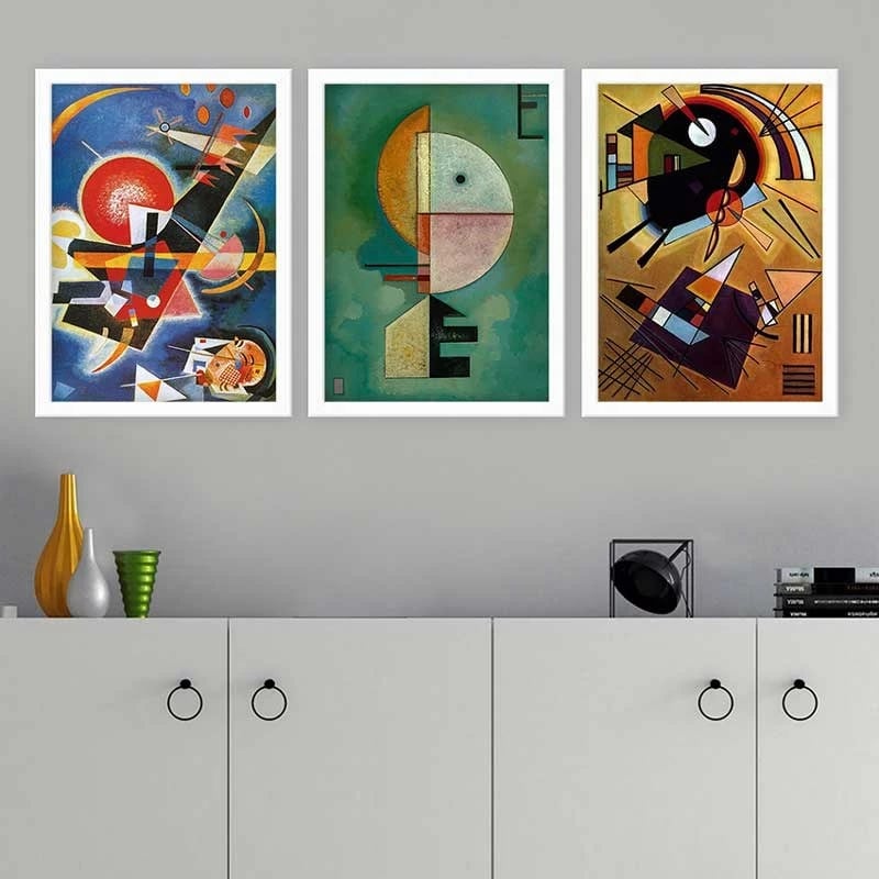 Pikturë dekorative me kornizë (3 copë), Wallity, 3BC_UN287405 _3545