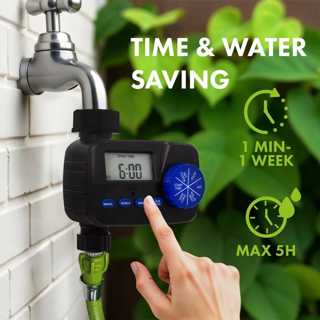 Kontrollues elektronik ujitje GreenBlue GB390, IP55, i zi