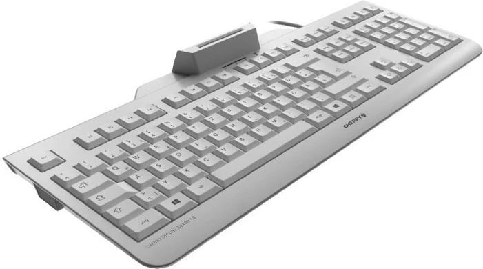 Tastierë Cherry JK-A0400CH-0, Full-size, Wired, USB, Mekanike, QWERTZ, Gri