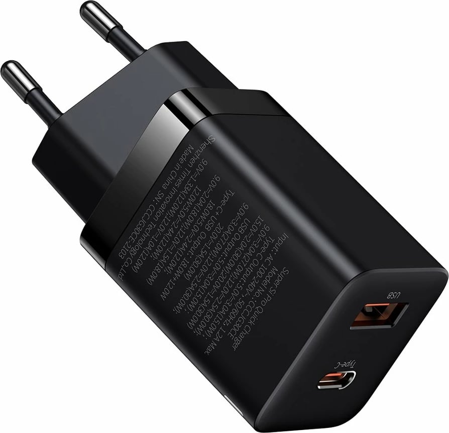 Karikues muri Baseus Super Si Pro CCSUPP-E01, 30W, 2 porta USB/USB-C, i zi