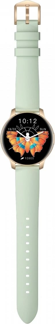 Smartwatch ORO-MED ACTIVE PRO1, 1.1", Bluetooth, IP68, i artë me rrip të gjelbër