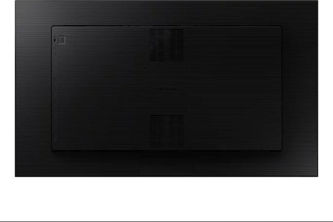 Monitor signage gjysmë-outdoor, Samsung, OM32DX LH32OMDEBGBXEN, 32", FHD 1080p, 2000 nits, Wi‑Fi, IP5X, e zezë