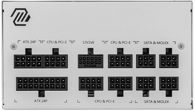 Furnizues i Energjisë MSI MAG A850GL PCIE5 i Bardhë