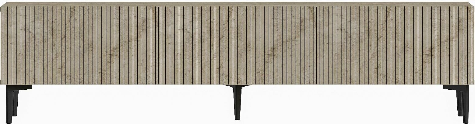 Komodë TV Skye Decor, ngjyrë travertin, Oscar