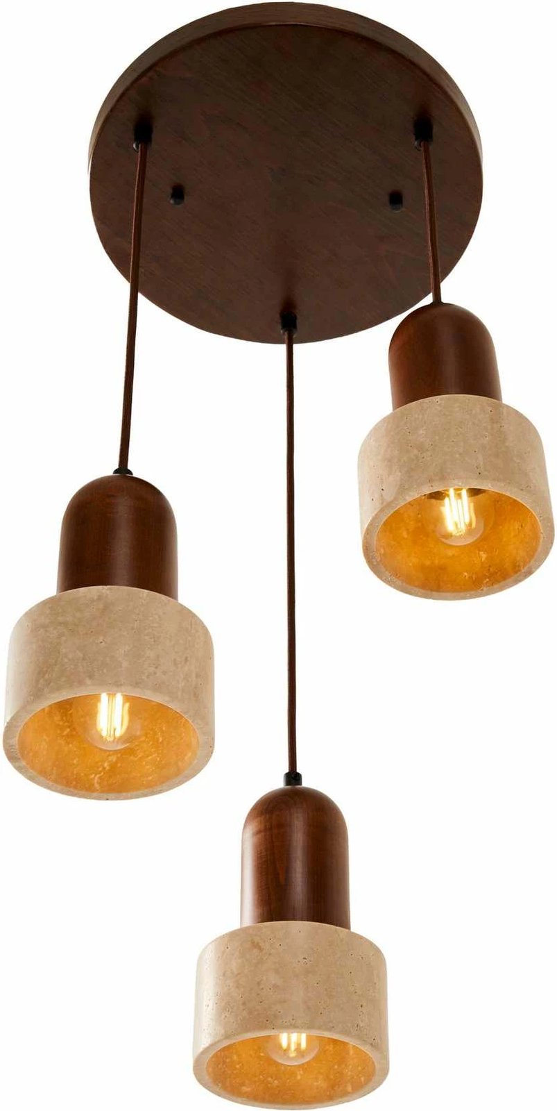 Llambë tavani Opviq, Loer C, ngjyrë arre dhe bezhë