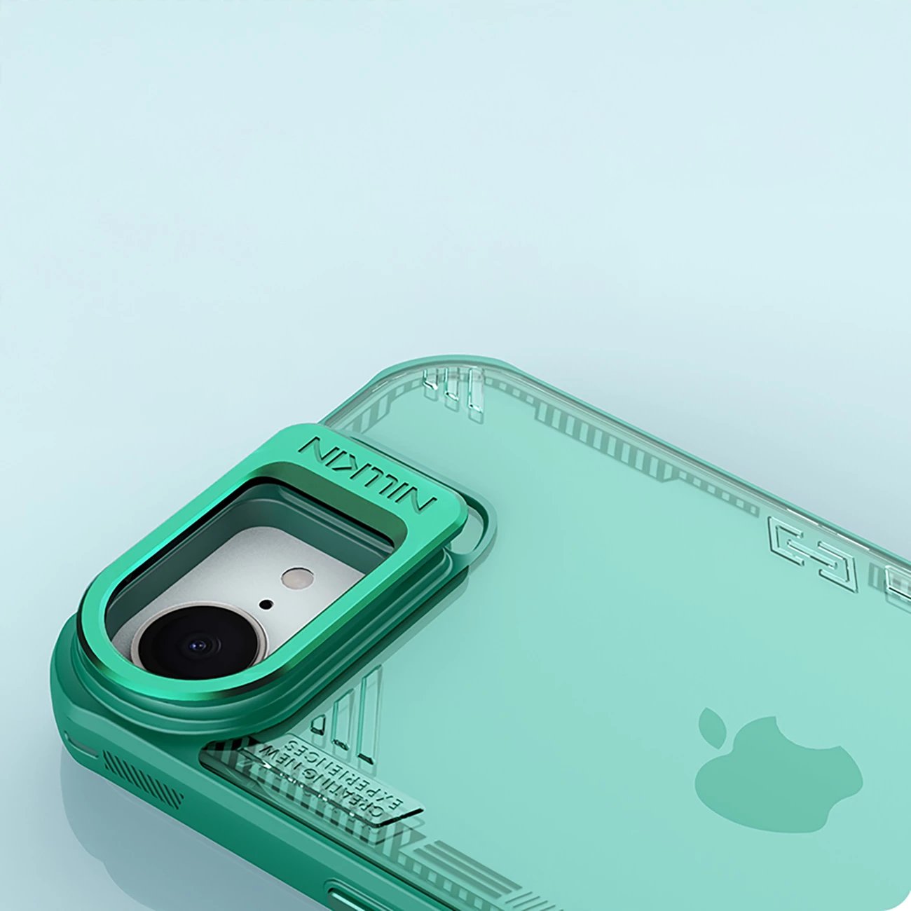 Mbështjellës Nillkin Iceblade Prop me qëndrim, për iPhone 16e, Gjelbër