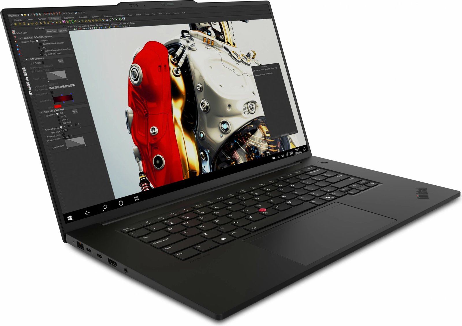 Laptop Lenovo ThinkPad P1 Gen 7, Intel Core Ultra 9, 64 GB RAM, 2 TB, 16" Ekran, Ngjyrë e zezë